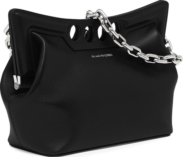 Alexander McQueen The Small Peak Bag Black