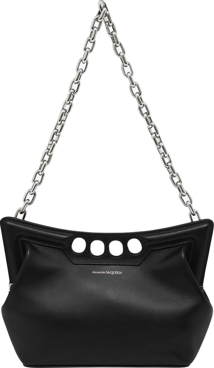 Alexander McQueen The Small Peak Bag Black