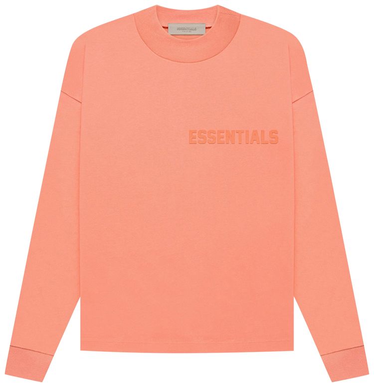 Fear of God Essentials Long Sleeve Tee Coral
