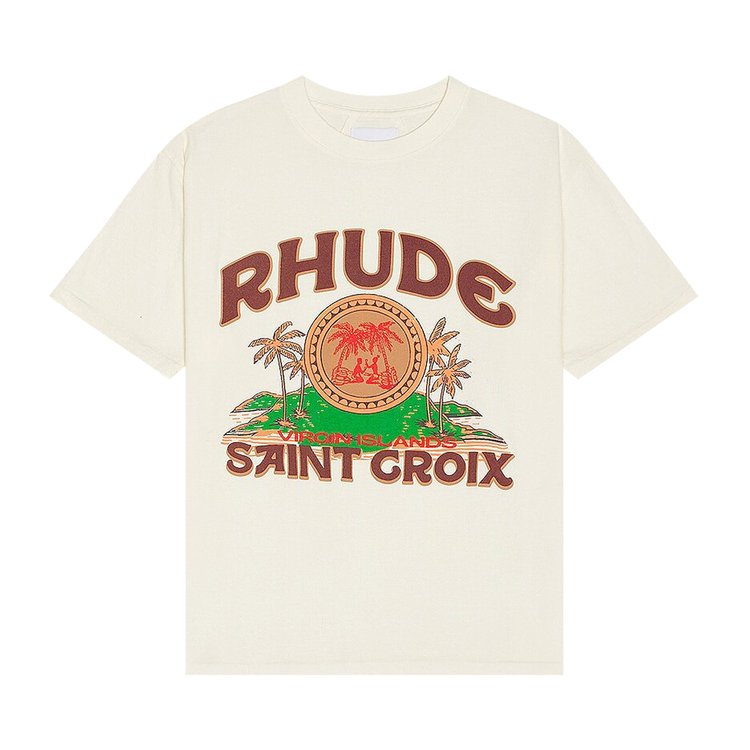 Rhude Saint Croix T-Shirt 'Vintage White'