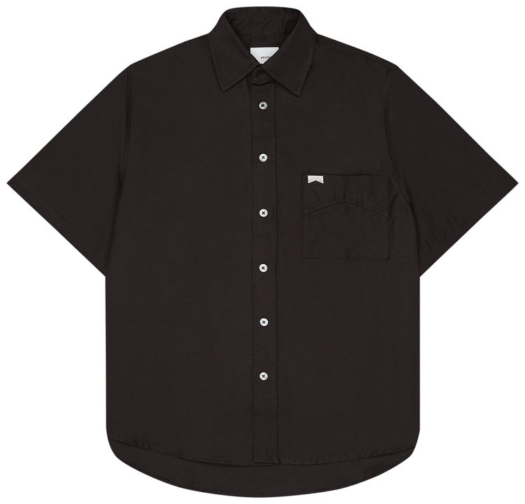 Rhude Linen Shirt Black