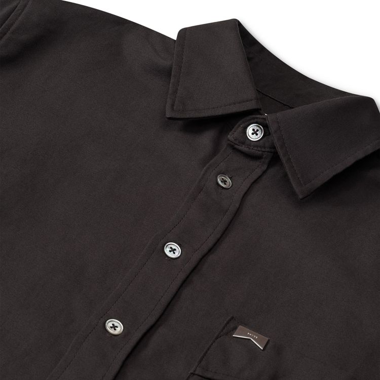 Rhude Linen Shirt Black