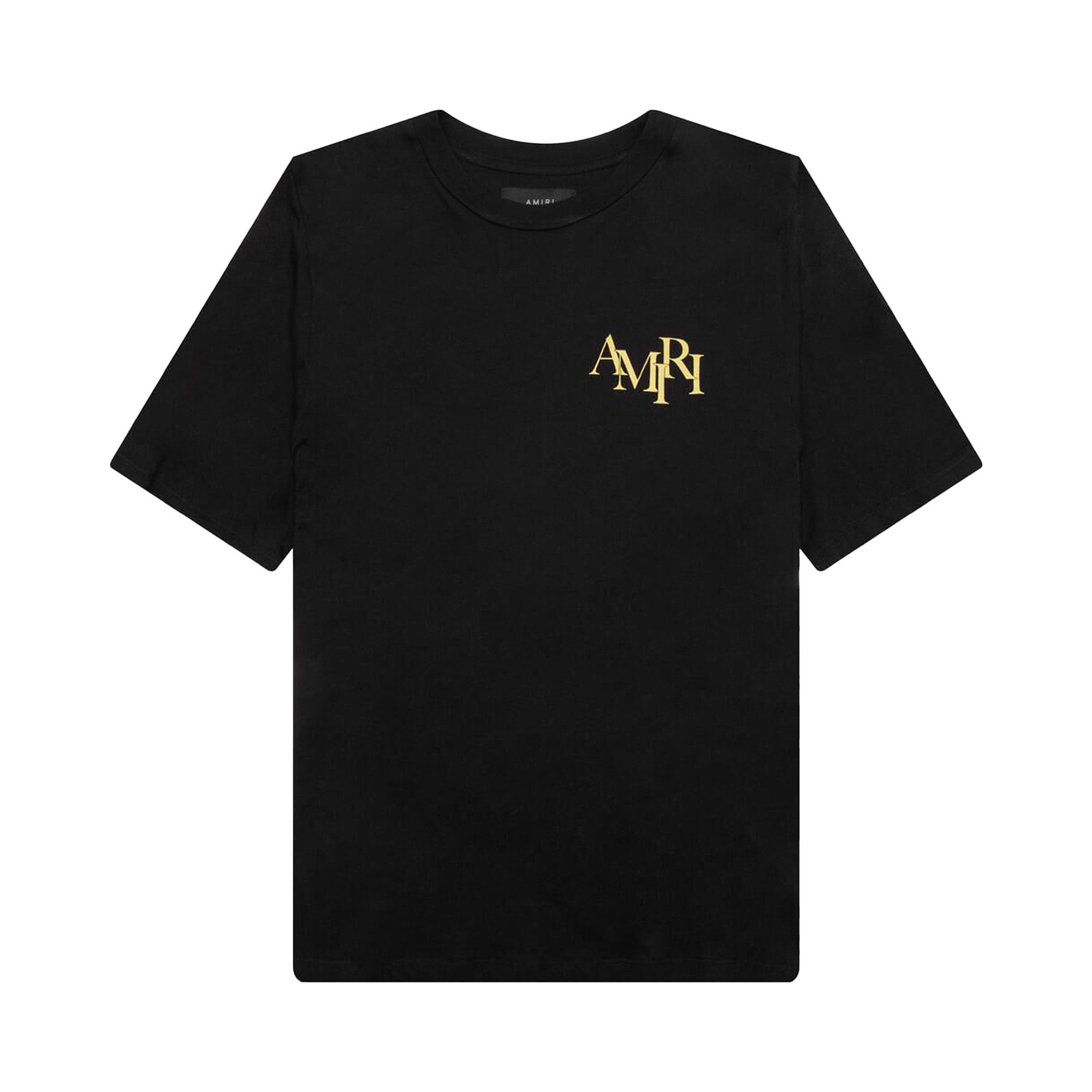 Buy Amiri Crystal Champagne Tee 'Black' - AMJYTE1022 001 BLAC