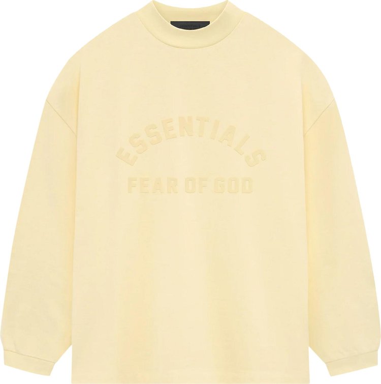 Fear of God Essentials Long Sleeve T Shirt Garden Yellow