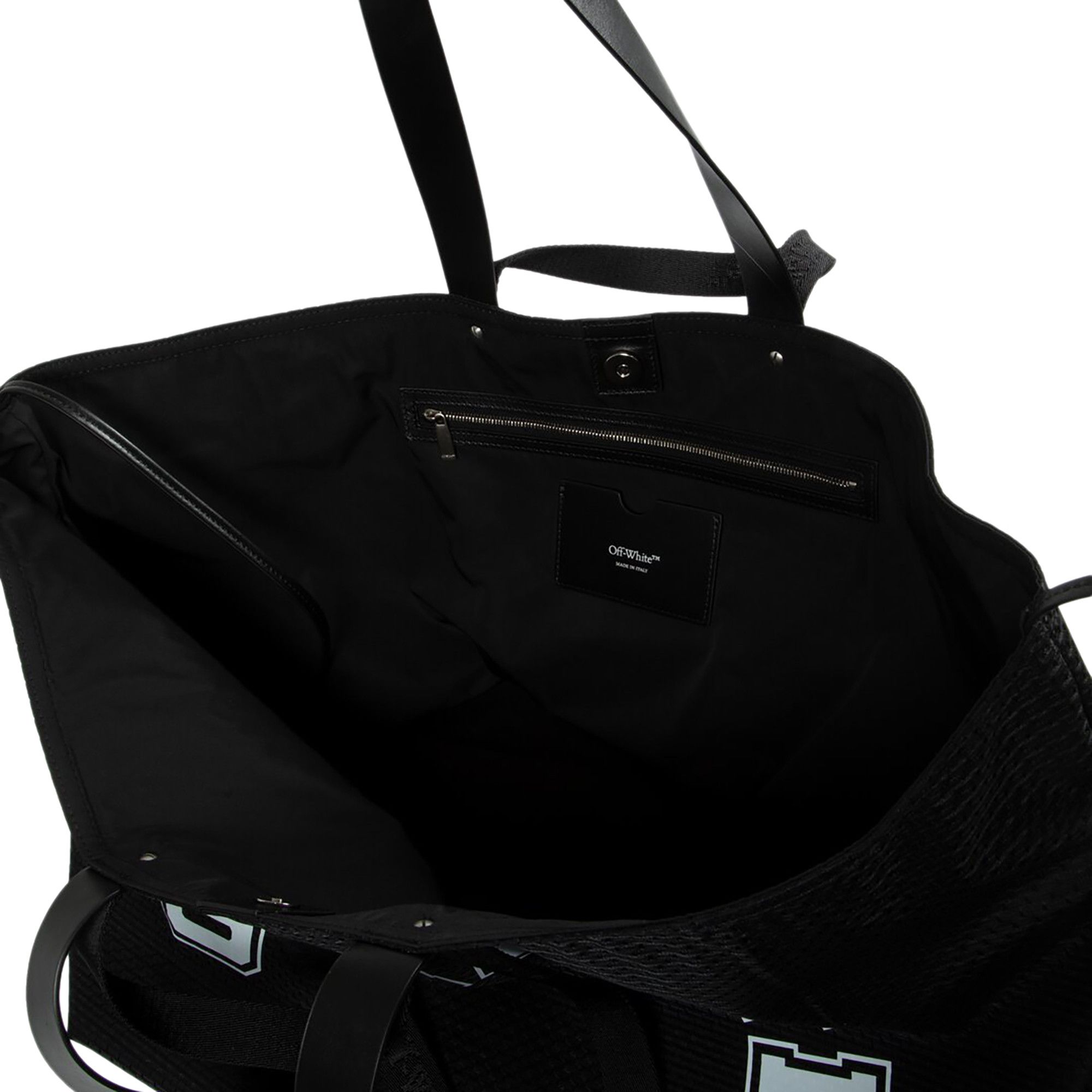 関税送料込【Off-White】day off mesh baseball logo tote bag Buy Off-White Day Off Mesh Baseball Tote Bag 'Black/White