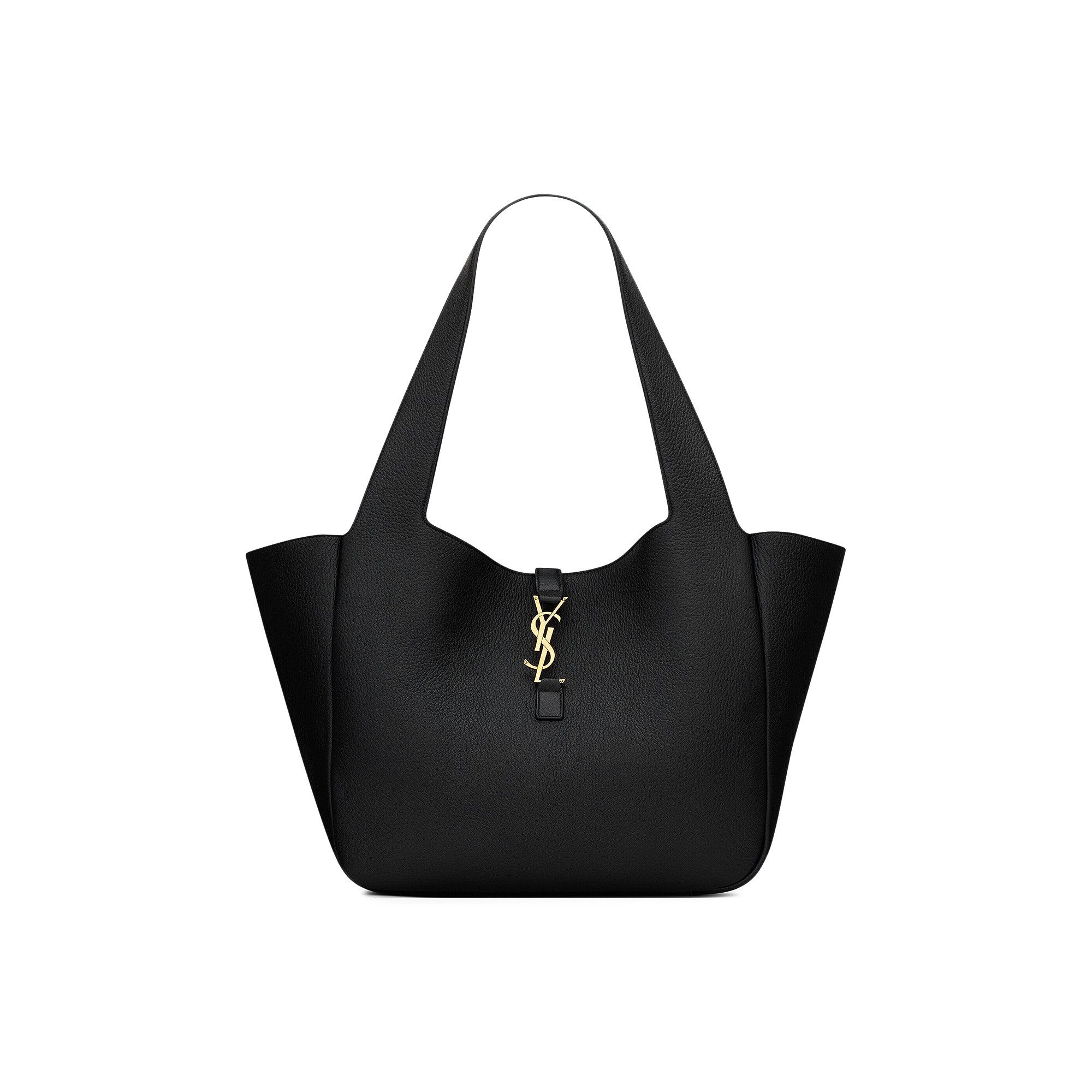Saint laurent leather tote bag top