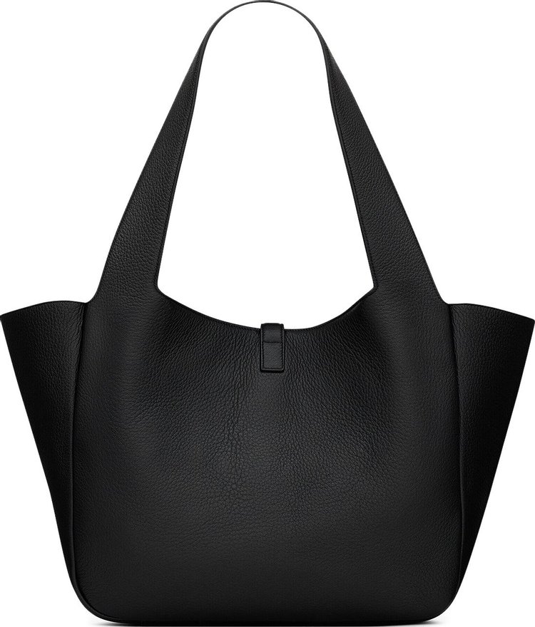 Saint Laurent Bea Leather Tote Bag Black