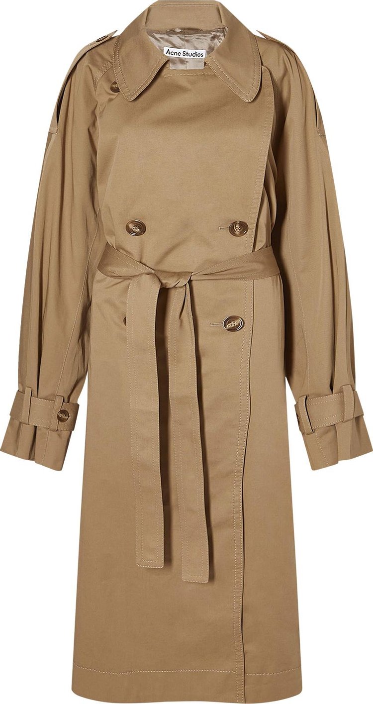 Acne Studios Trench Coat Cold Beige