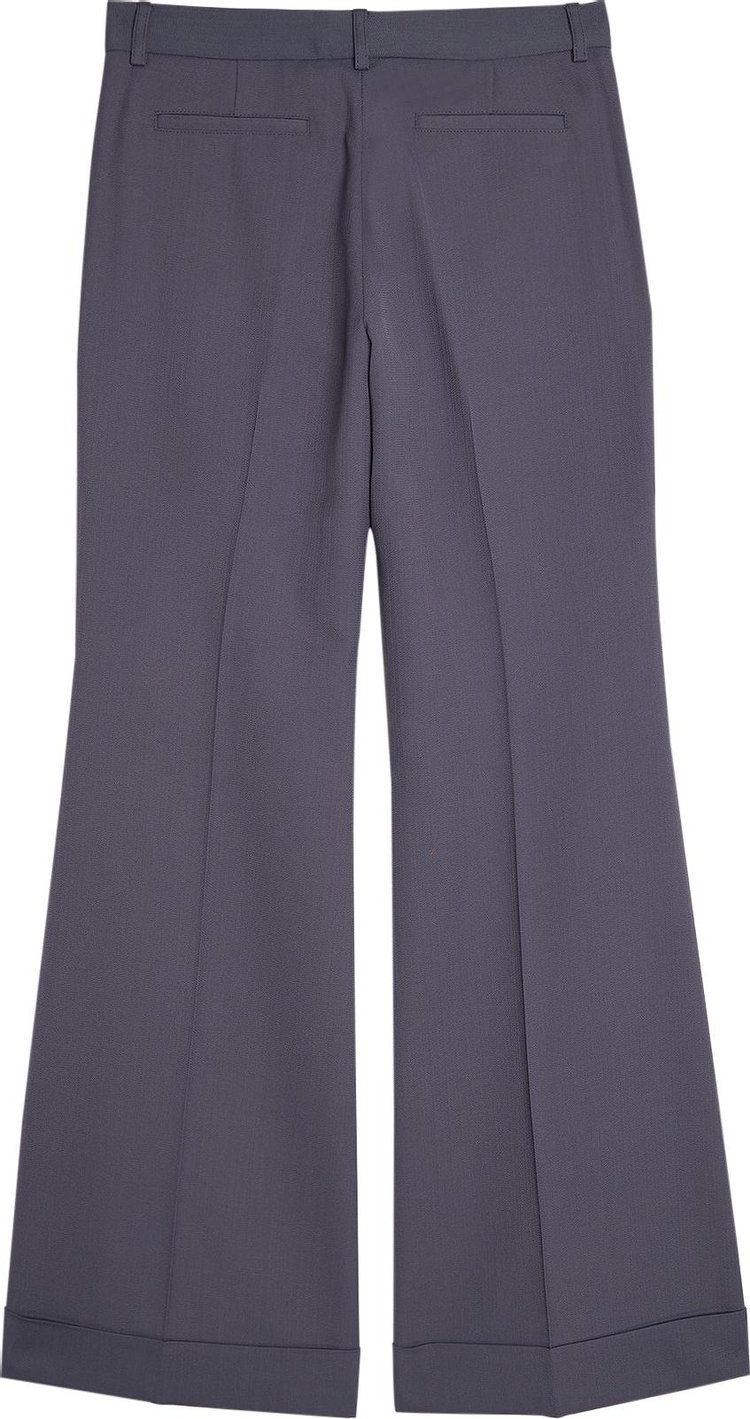 Acne Studios Tailored Flared Trouser Mid Bue