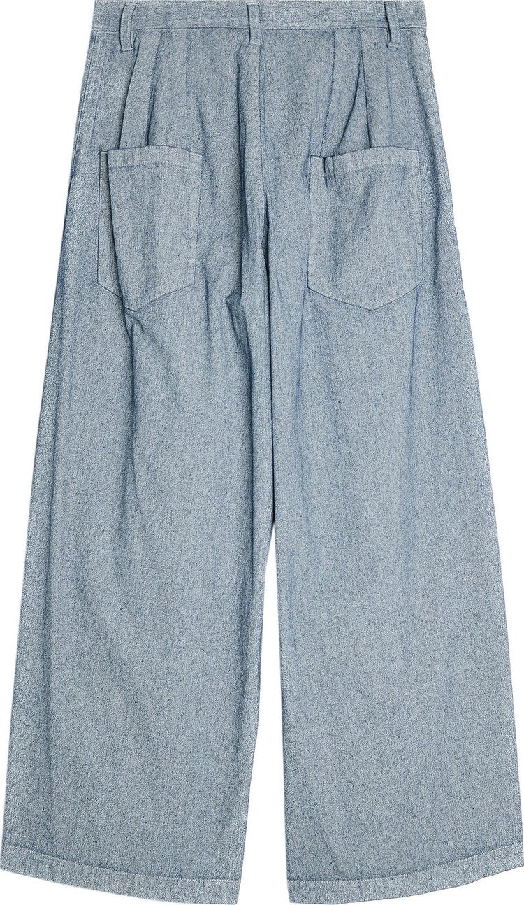 Ys U 2 Tuck Wide Pant Blue