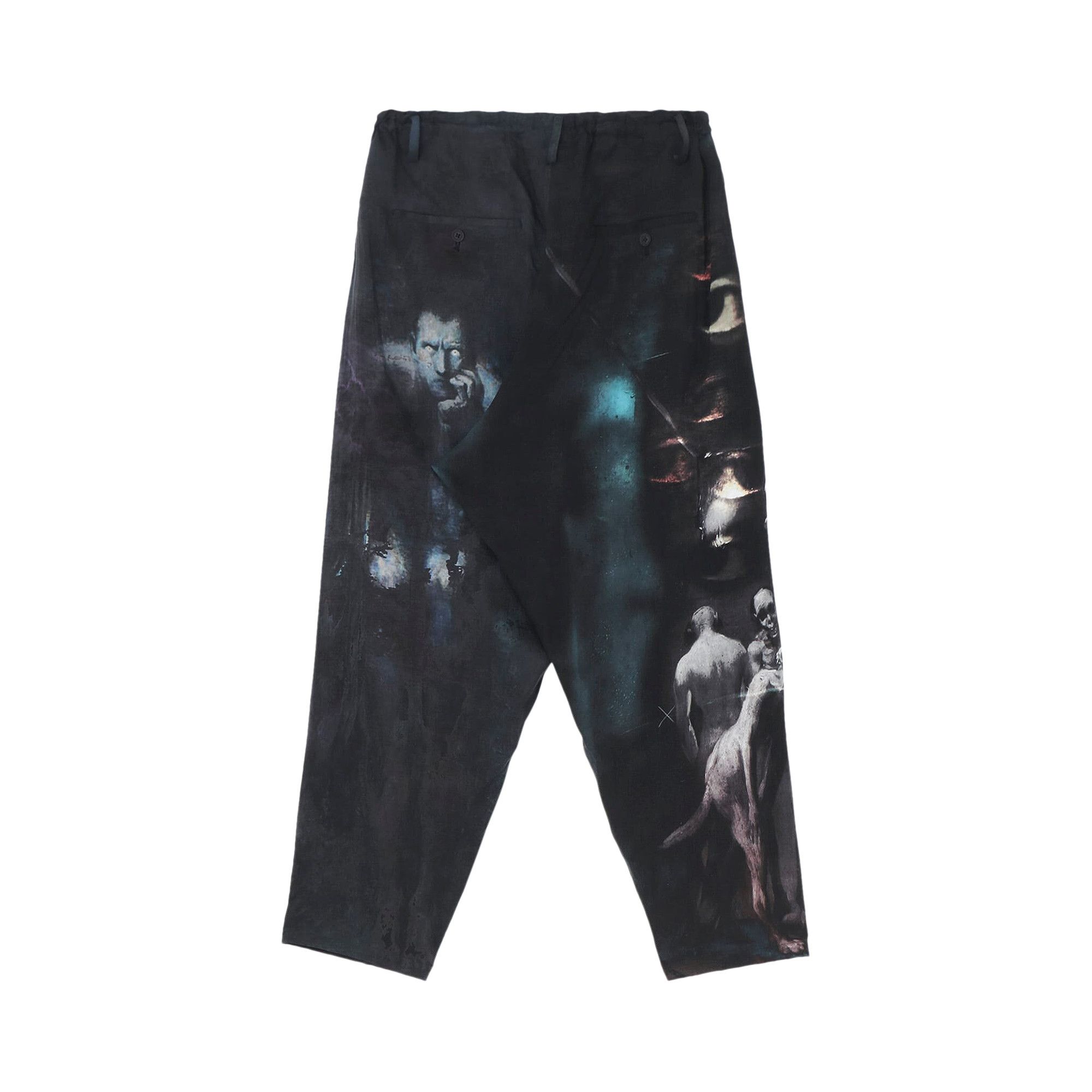 Buy Yohji Yamamoto Pour Homme J-8 Tucks Print Pants 'Black' - HS