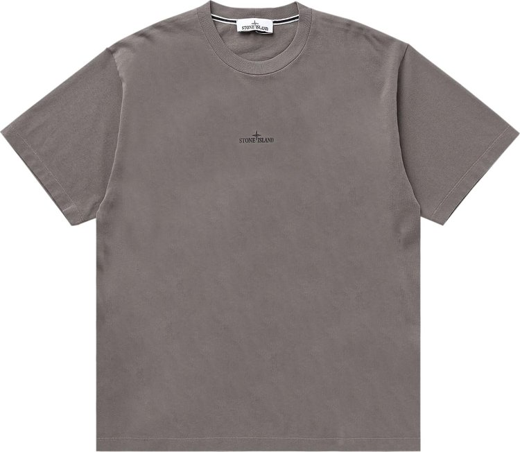 Stone Island Camo One Print T Shirts Dove Grey