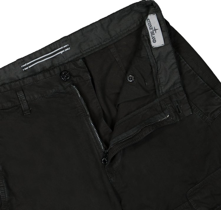 Stone Island Canvas Cargo Pant Black