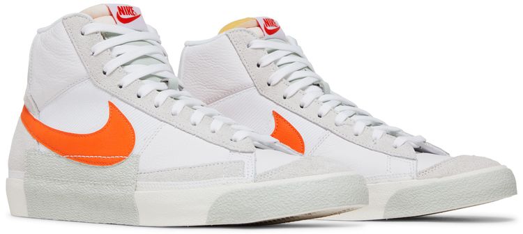 Nike Blazer Mid 77 Pro Club Remastered   White Safety Orange