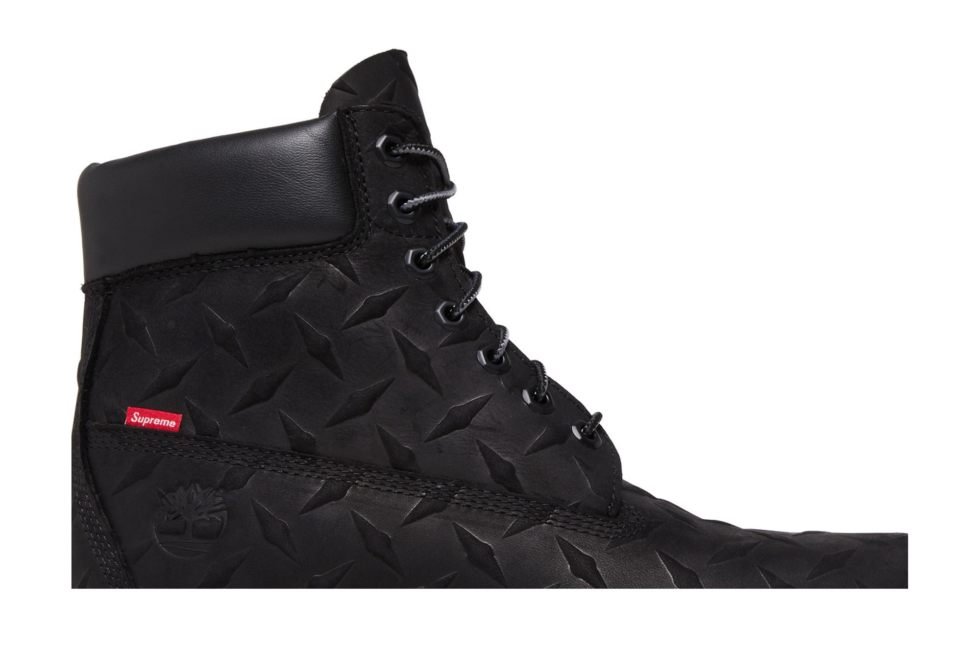 Black supreme timberlands sales