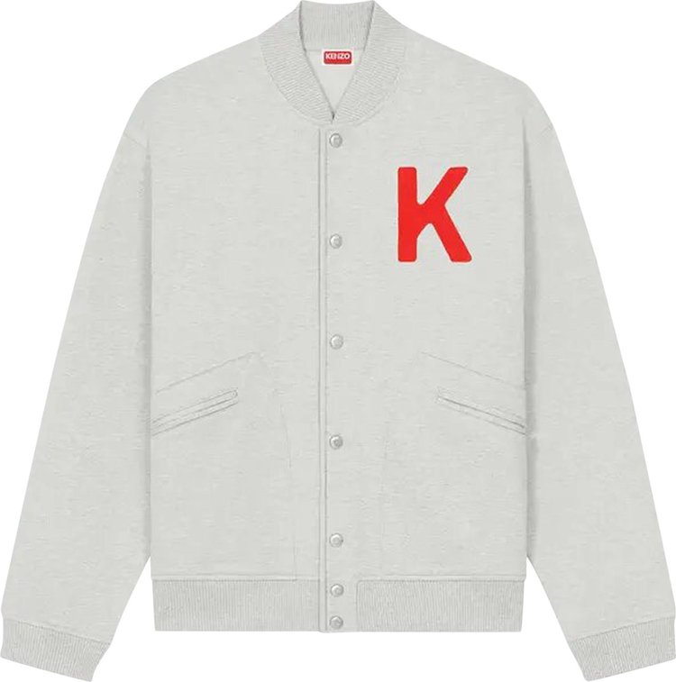 Kenzo Lucky Tiger Bomber 'Pale Grey'