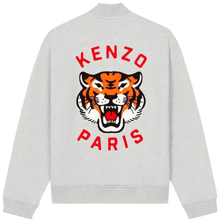 Kenzo Lucky Tiger Bomber Pale Grey
