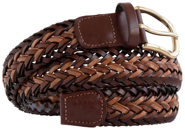 Aime Leon Dore Braided Leather Belt Multicolor