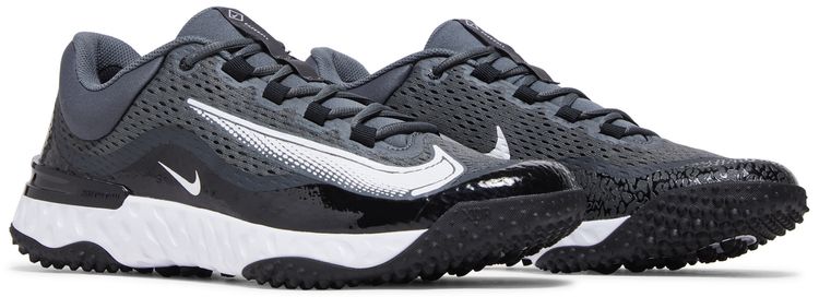 Alpha Huarache Elite 4 TF Black White