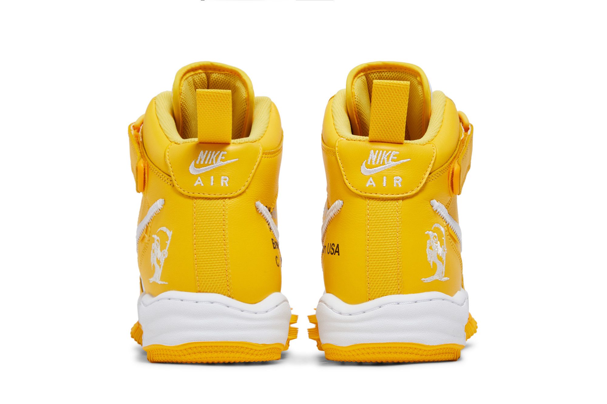 Size 10.0 Off-White x Air Force 1 Mid SP Leather 'Varsity Maize'