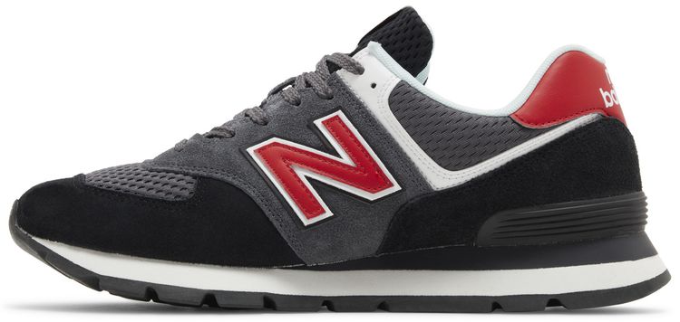New Balance 574 Rugged Black Red