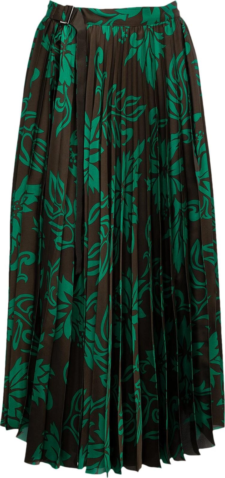 Sacai Floral Print Skirt 'Green'