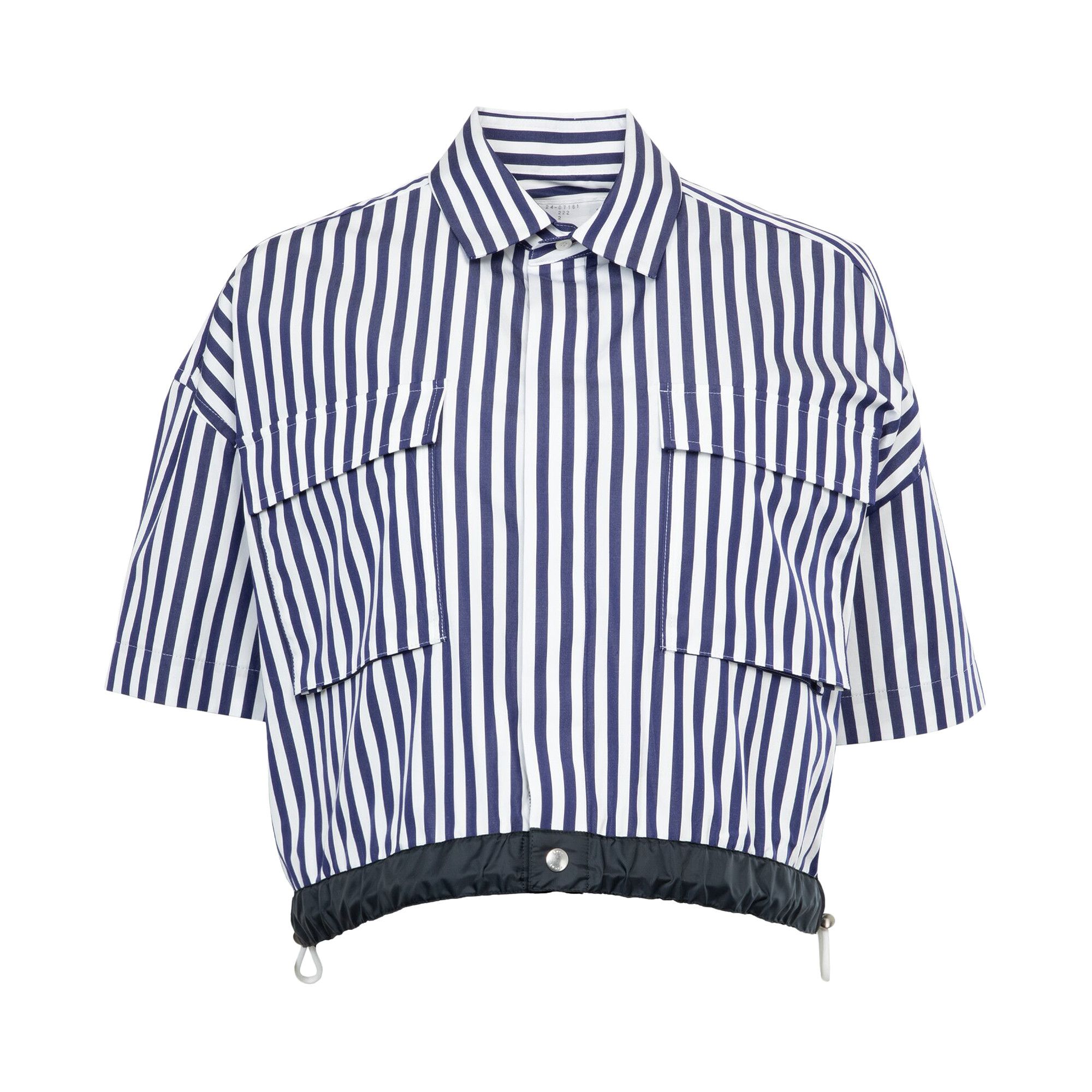 sacai Navy Stripe Shirt
