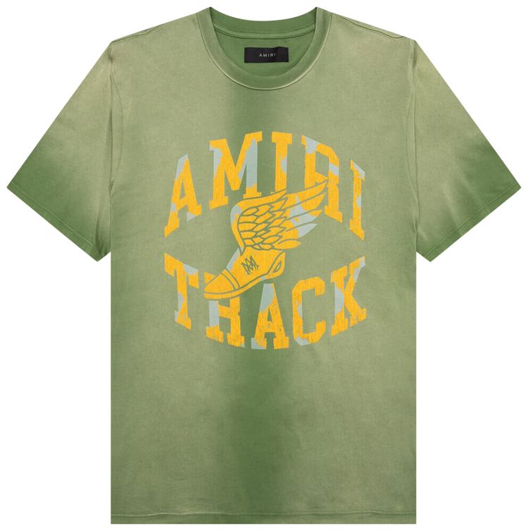 Amiri Track Tee Green