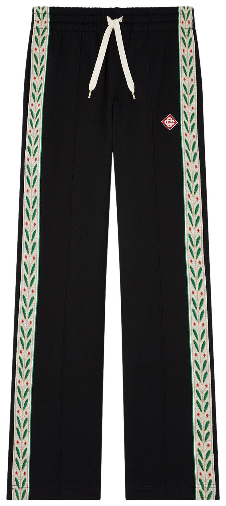 Casablanca Laurel Panelled Sweatpants Black