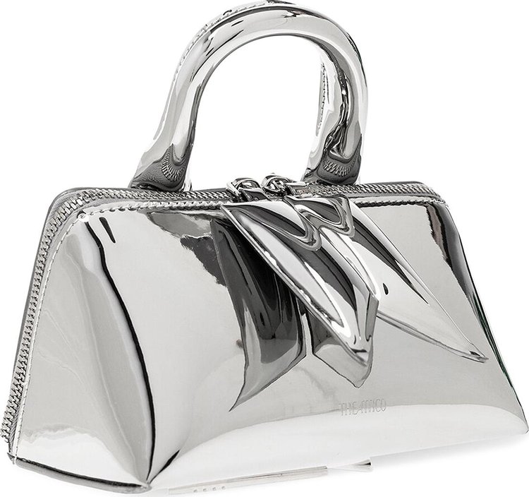 The Attico Friday Crossbody Bag Silver