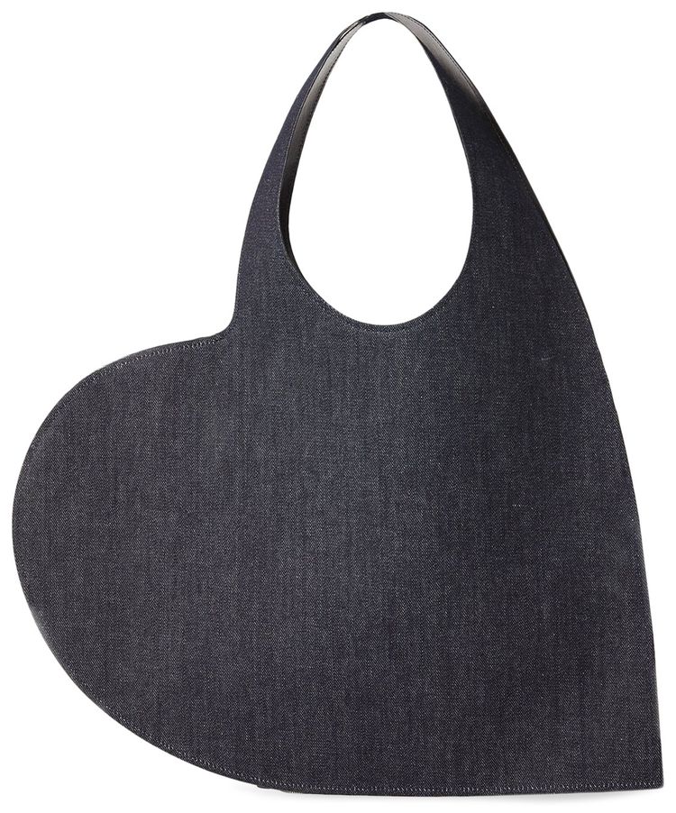 Coperni Denim Heart Tote Bag Navy