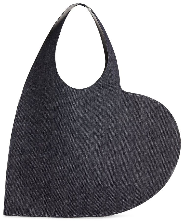 Coperni Denim Heart Tote Bag Navy