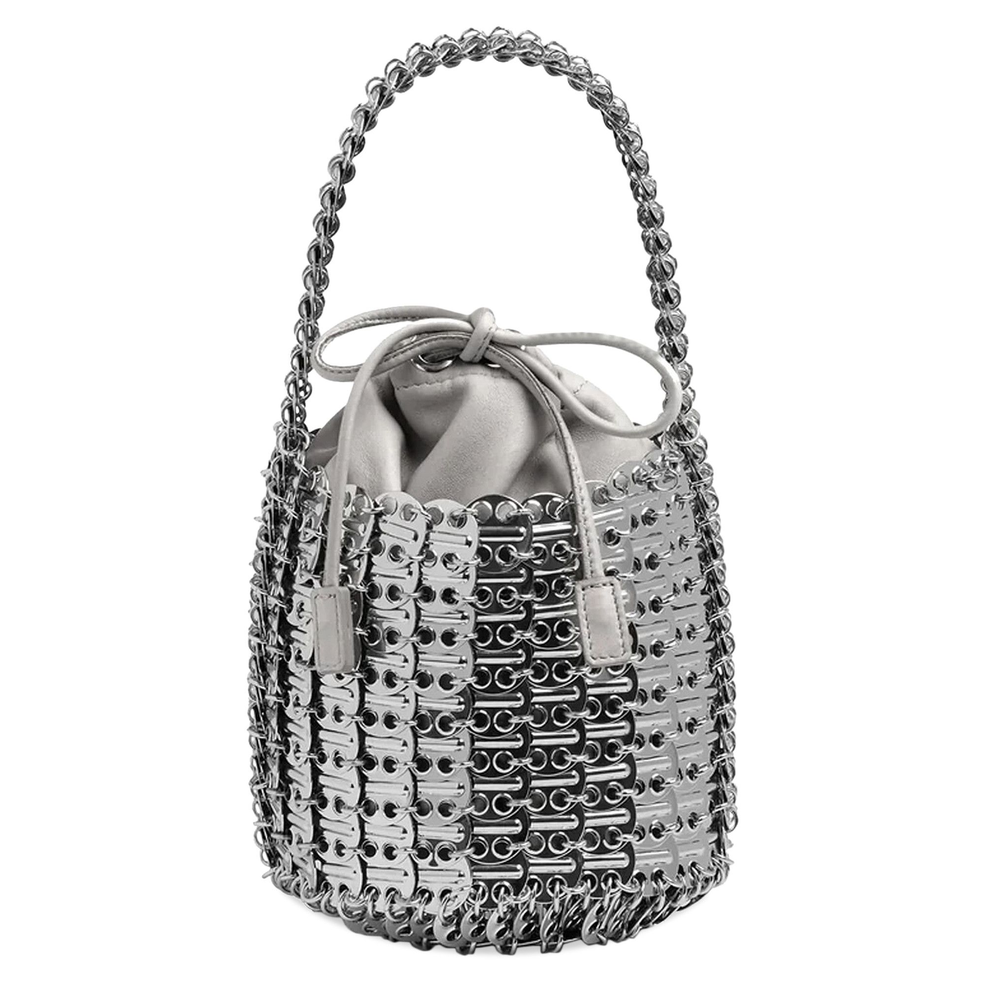 Buy Paco Rabanne 1969 Bucket Shoulder Bag Silver 23ASS0365MET001 P040 GOAT
