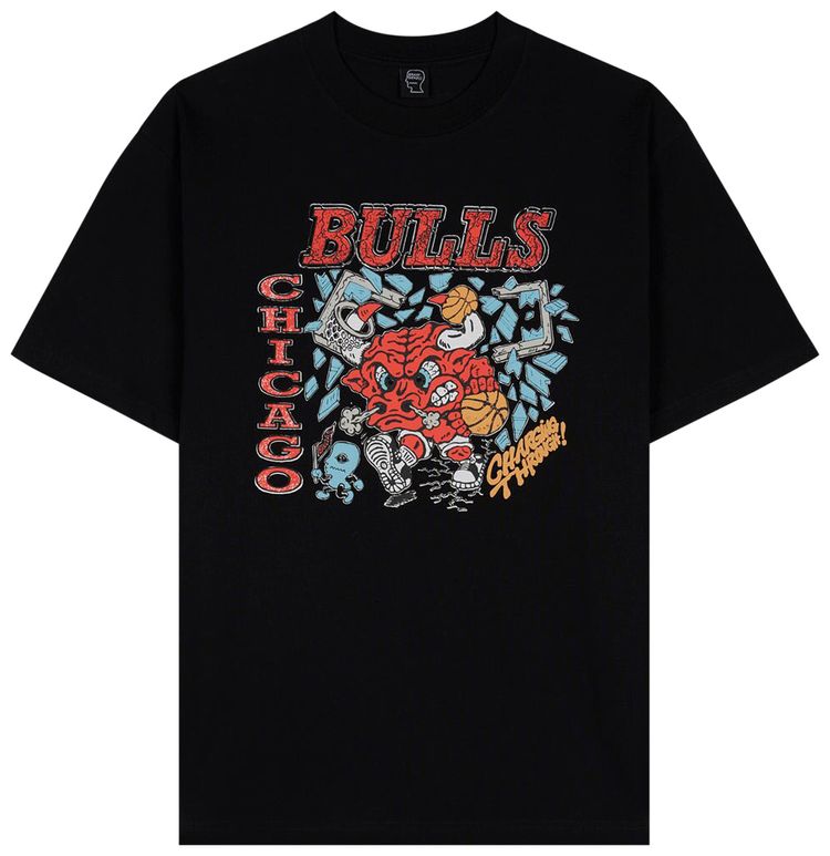 Brain Dead x NBA Chicago Bulls Tee Black