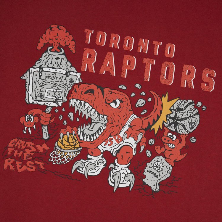 Brain Dead x NBA Toronto Raptors Tee Red