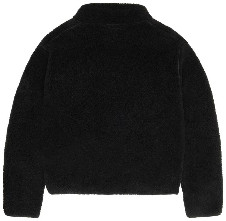 Stussy x Our Legacy Work Shop Runner Fleece Pullover Black