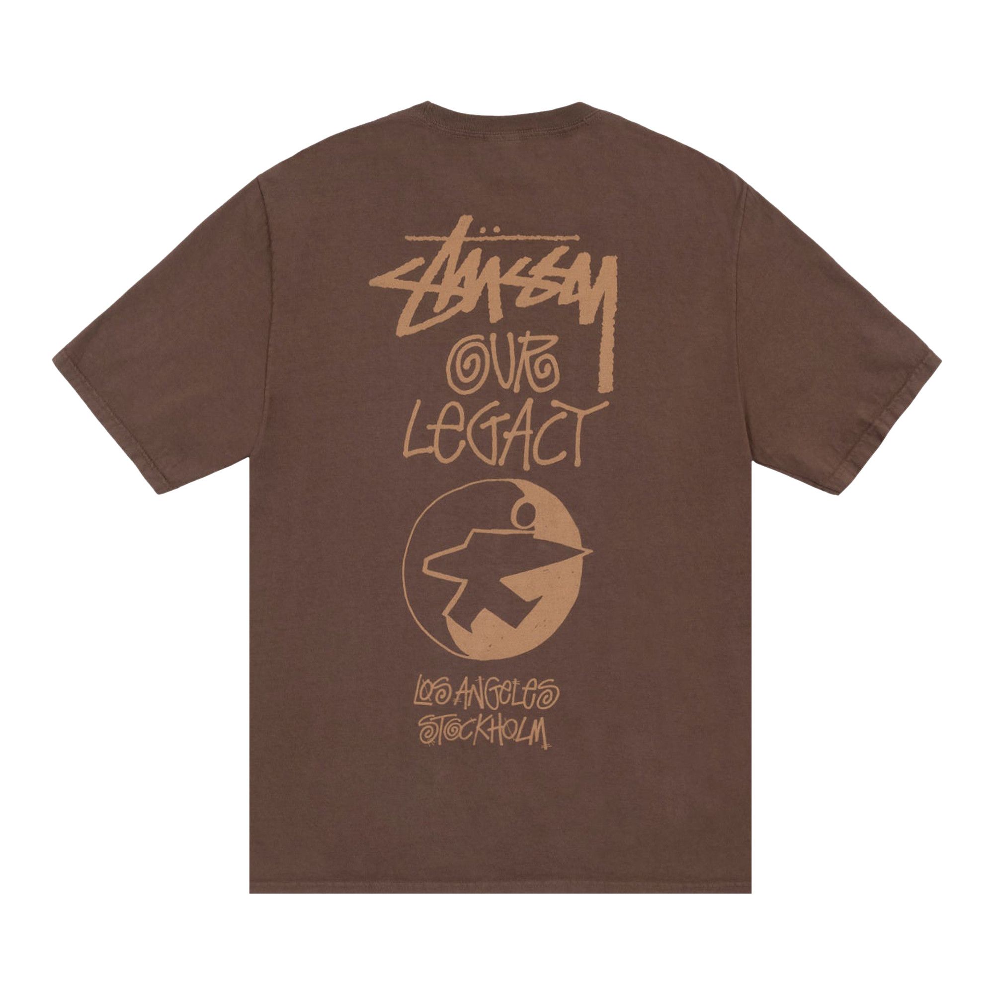 Buy Stussy x Our Legacy Work Shop Surfman Pigment Dyed Tee 'Dark Brown' -  3903856 DARK | GOAT