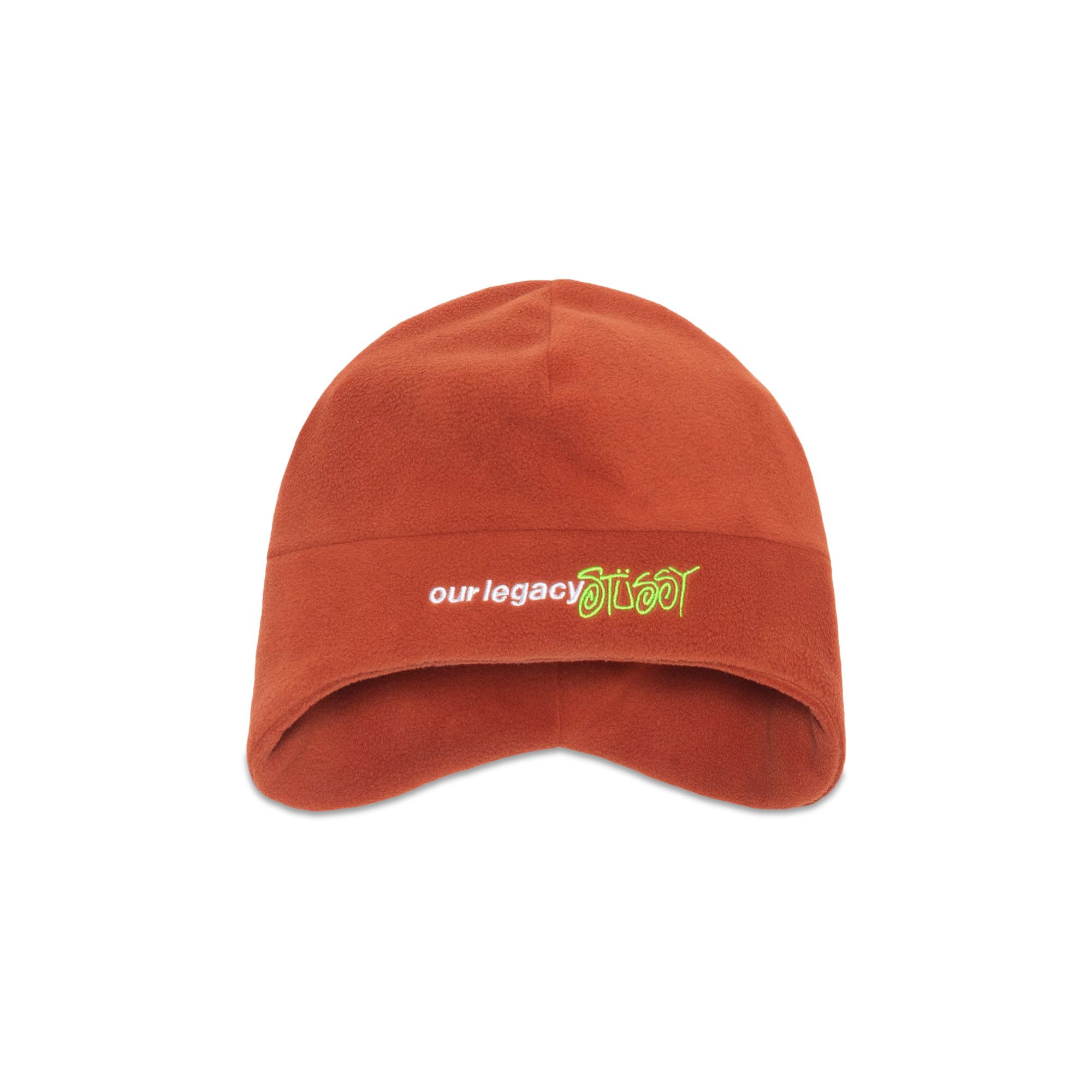 Buy Stussy x Our Legacy Work Shop Polar Fleece Beanie 'Rust