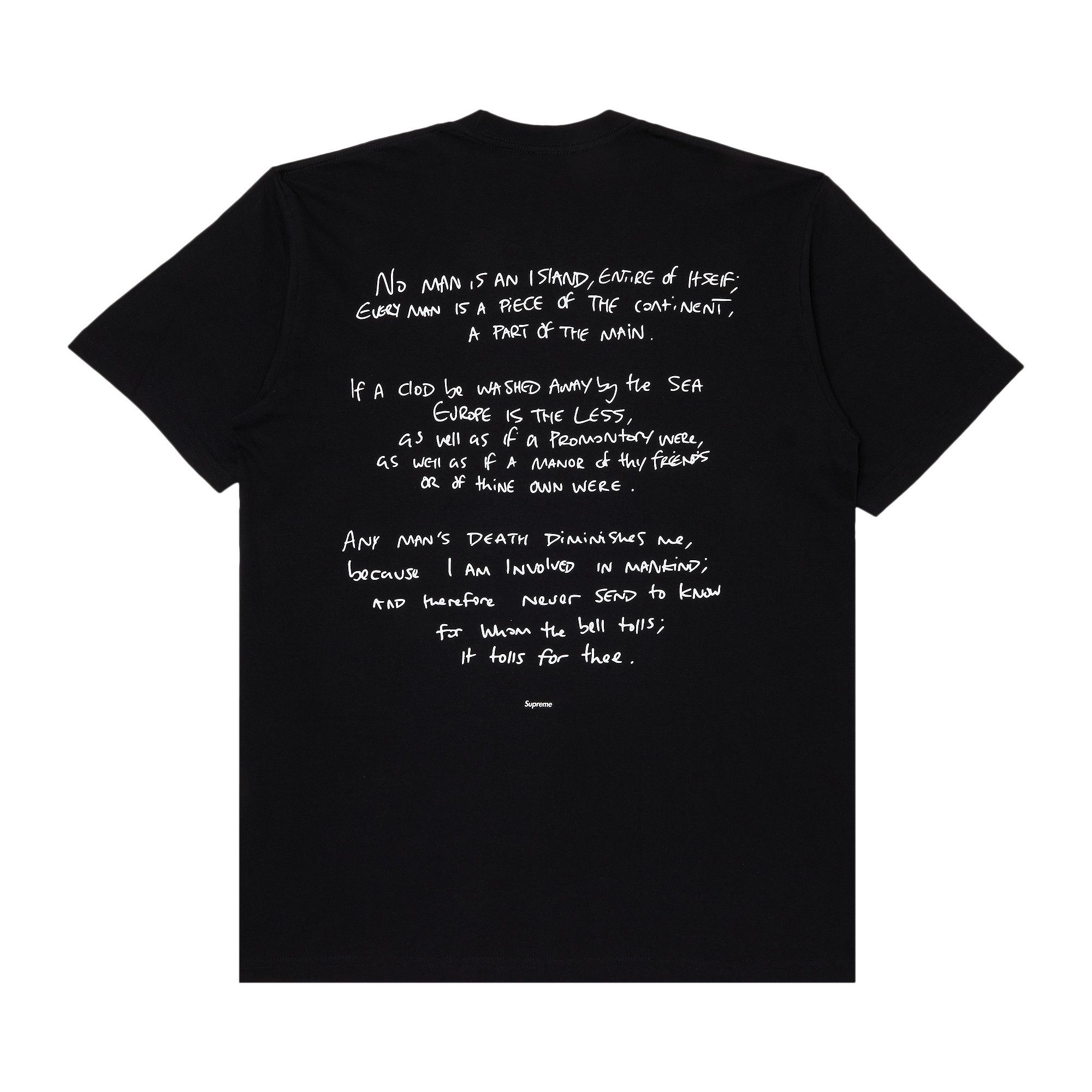 Size xl Supreme x Corteiz Rules The World Tee 'Black'