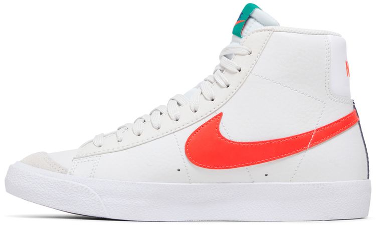 Nike Blazer Mid 77 GS Platinum Tint Bright Crimson