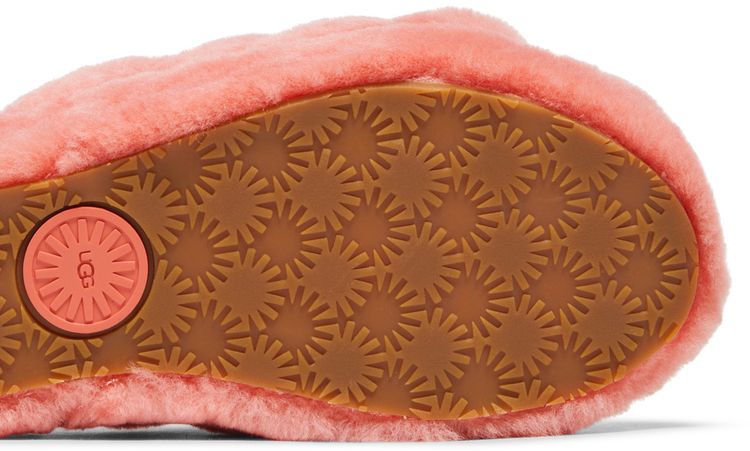 UGG Wmns Fluff Yeah Slide Vibrant Coral