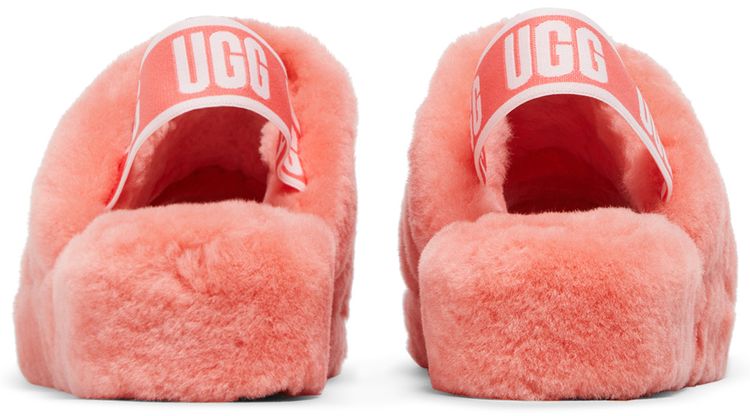 UGG Wmns Fluff Yeah Slide Vibrant Coral