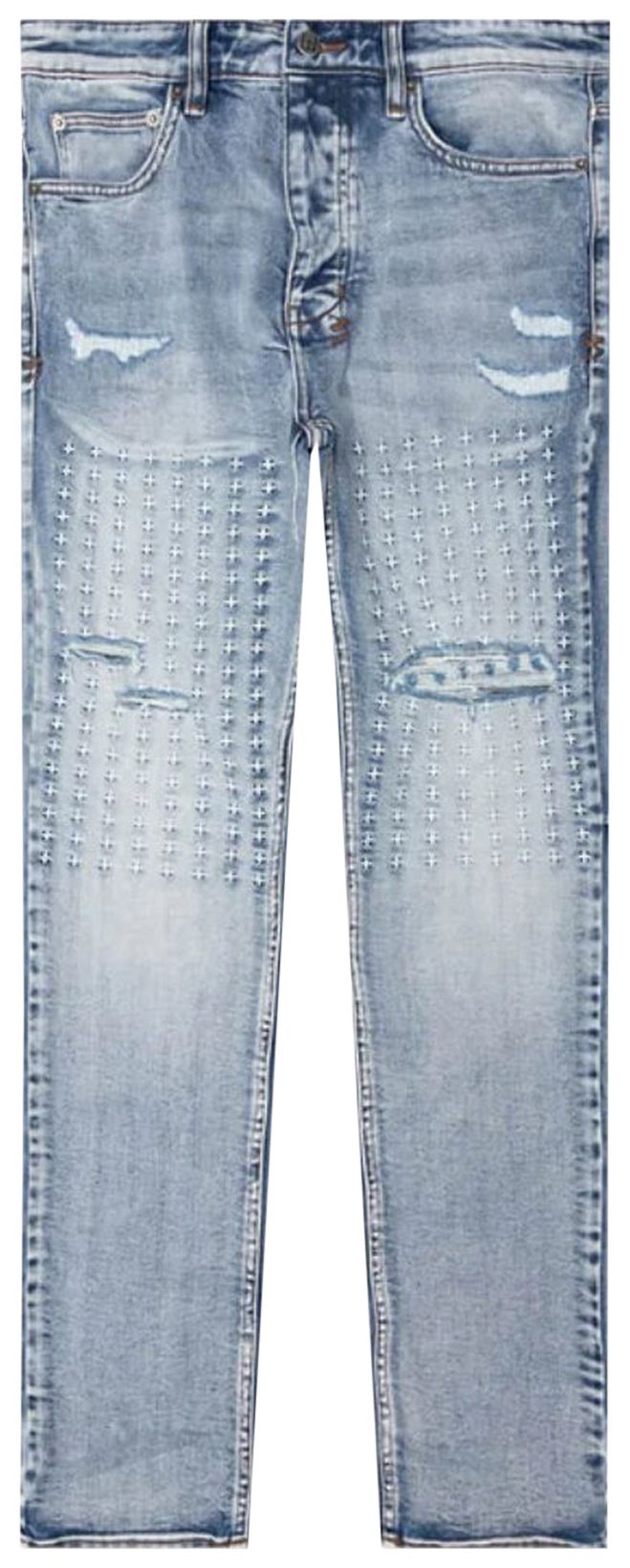 Ksubi Chitch Enjoy Trashed Jeans Blue