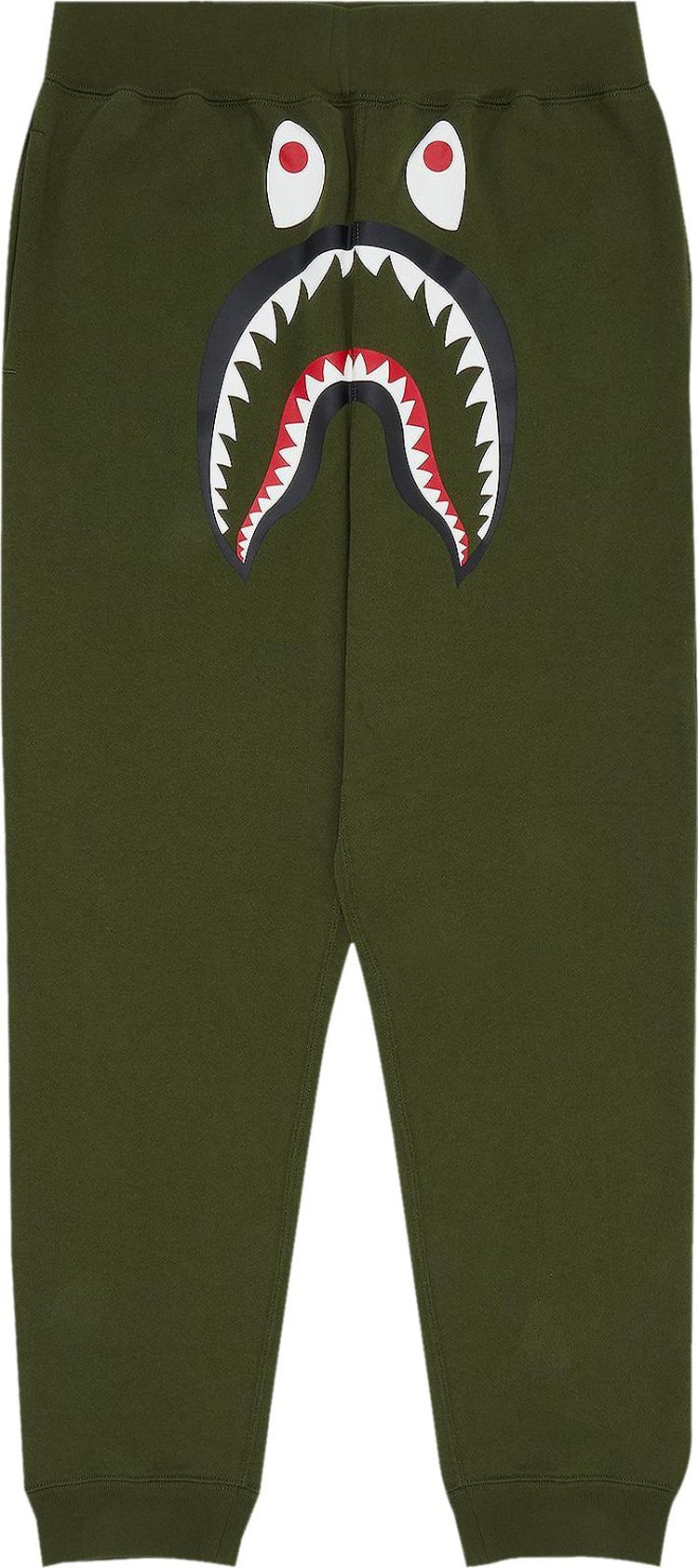 BAPE Shark Sweat Pants 'Olive'