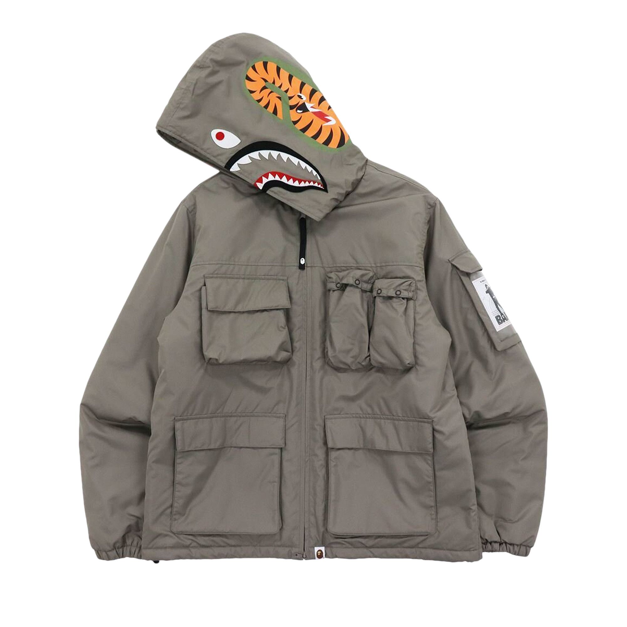Buy BAPE Multi Pocket Shark Jacket 'Grey' - 1H80 140 012 GREY | GOAT