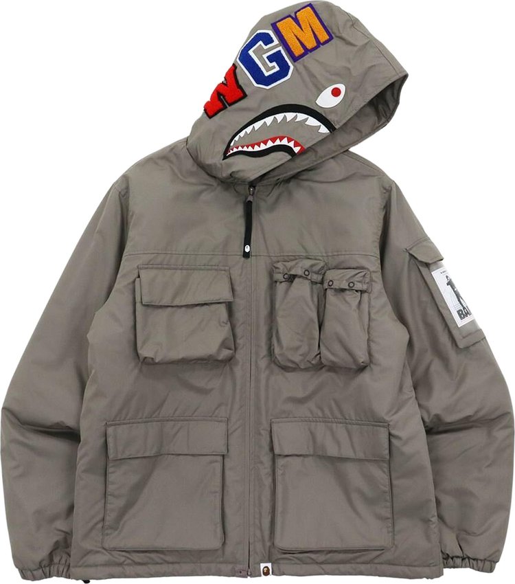 Buy BAPE Multi Pocket Shark Jacket 'Grey' - 1H80 140 012 GREY | GOAT