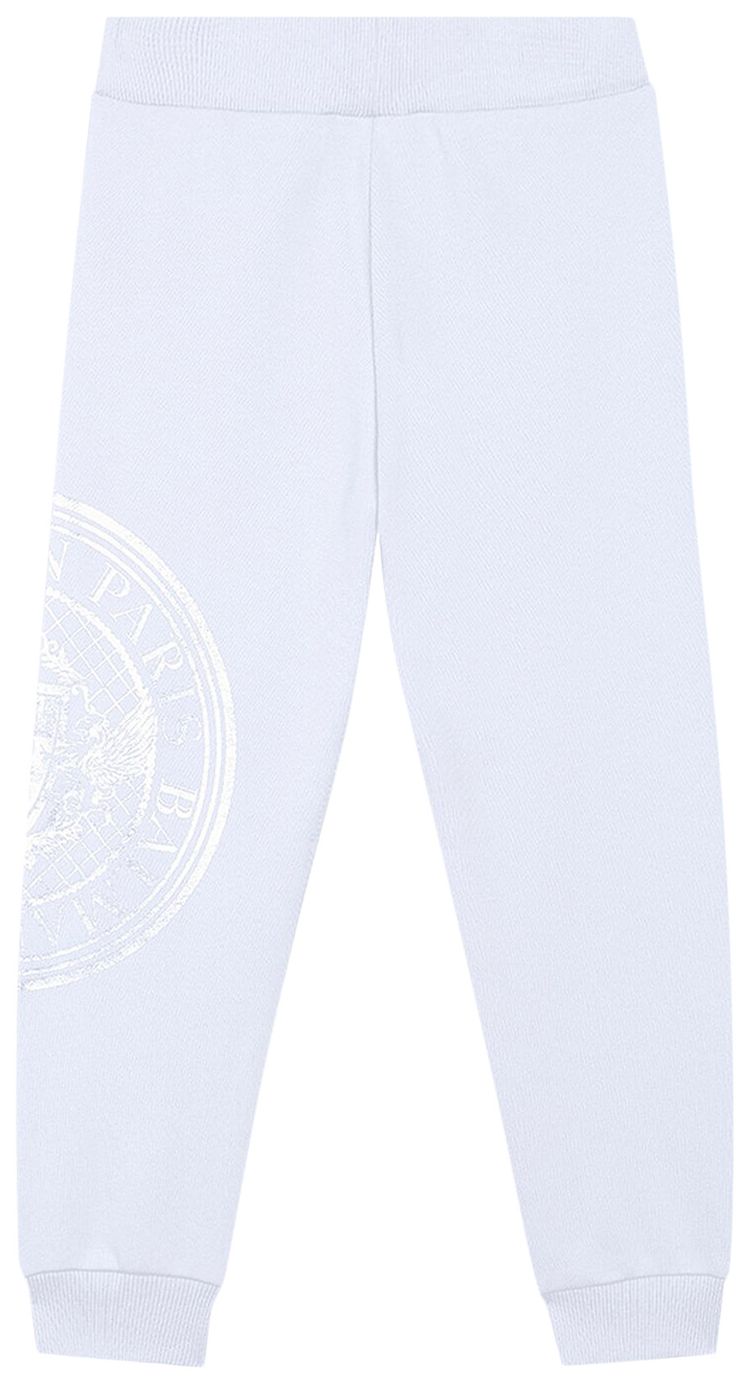 Balmain Kids Logo Sweatpants Blue