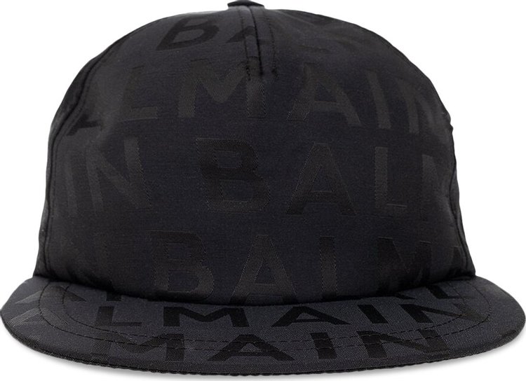 Balmain Kids Logo Printed Baseball Cap 'Black'