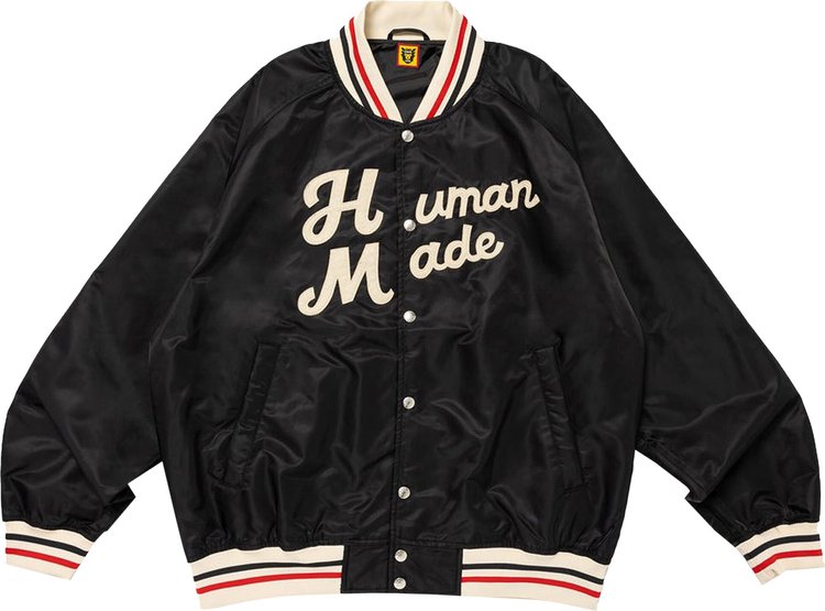 Buy Human Made Stadium Jacket 'Black' - HM27JK008 BLAC | GOAT UK