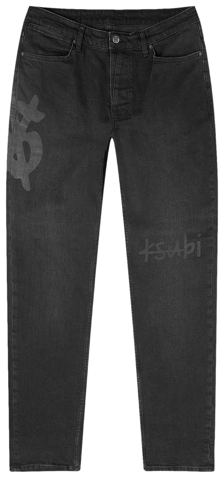 Ksubi Van Winkle Skinny Jeans Lock Up Black